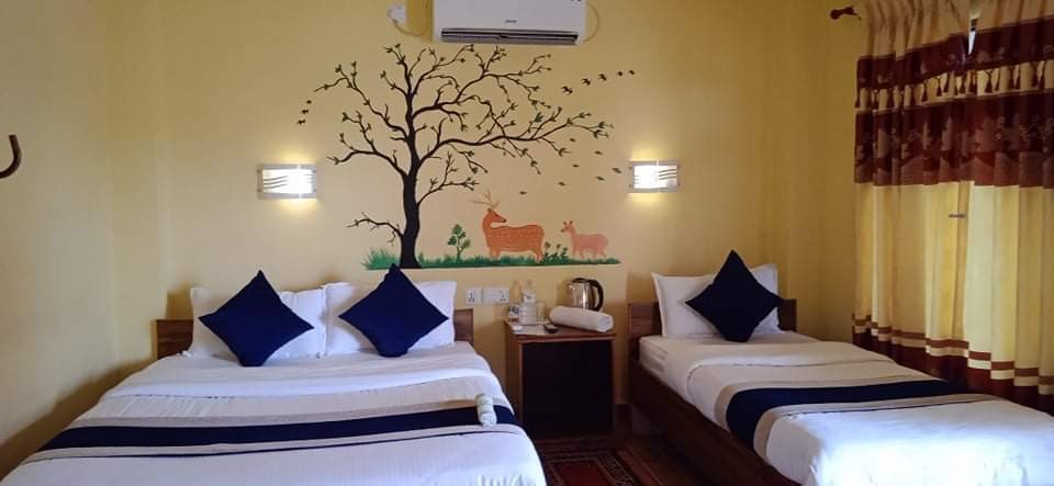 Twin/Double standard room with A/C