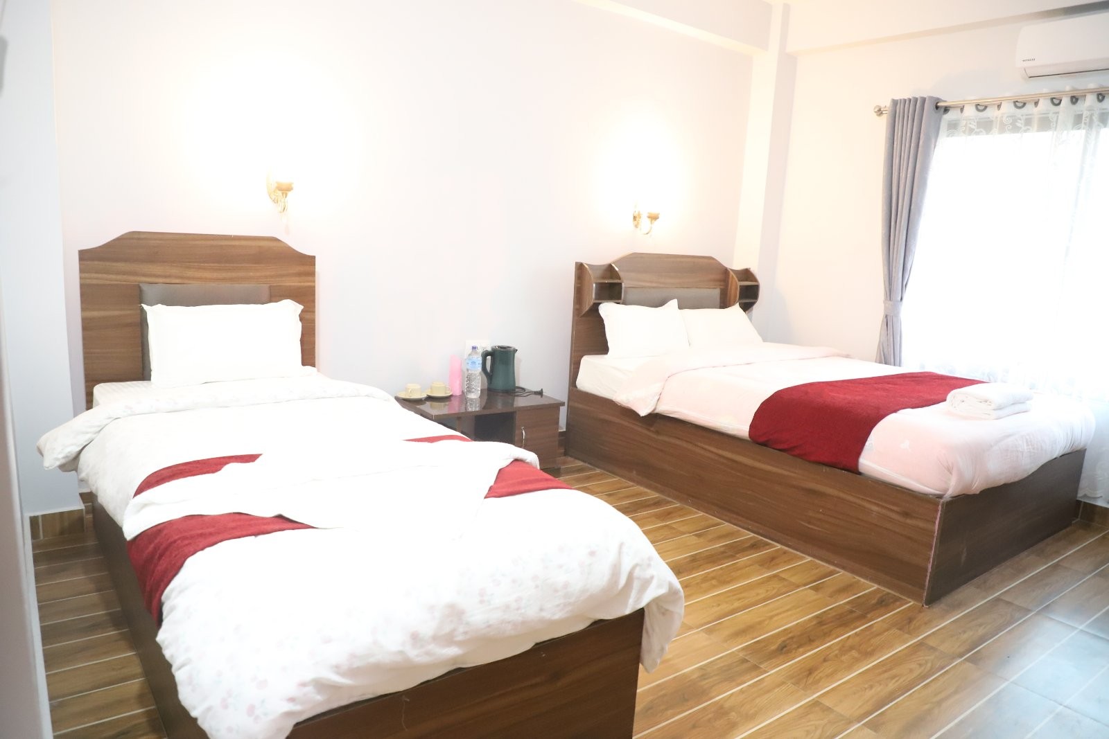 Garden view room